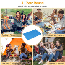 将图片加载到图库查看器，Waterproof Foldable Camping Rug Pocket Sand Proof Picnic Mat
