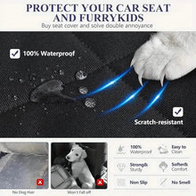 将图片加载到图库查看器，Waterproof Heavy-Duty Quilted Dog Seat Cover Hammock for Cars, Trucks, SUVs

