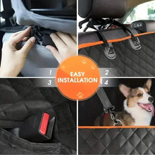 将图片加载到图库查看器，Waterproof Heavy-Duty Quilted Dog Seat Cover Hammock for Cars, Trucks, SUVs
