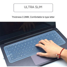 将图片加载到图库查看器，Waterproof Laptop Keyboard protective 10 11 12 13 14 15 17 inch  Silicone Transparent Protective Film Keyboard Dustproof Film Gaming Laptop Keyboard Skin Protector For Gaming Lovers
