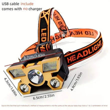 Load image into Gallery viewer, Waterproof LED Headlamp for Outdoor Adventures
