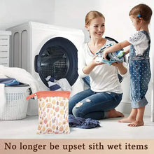 Load image into Gallery viewer, Waterproof Reusable Wet Bag Wet Dry Bags For Cloth Diapers &amp; Breast Pump Parts
