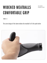 将图片加载到图库查看器，Waterproof Road Bike Horn Handlebar Cover Anti-Slip Handle Bar Grip Bicycle Accessories Mountain Bike Silicone Handlebar Grips Ergonomic Desgin With Bilaterally Locking Ring Non-Slip For Standard Bike
