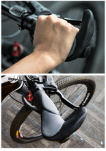 将图片加载到图库查看器，Waterproof Road Bike Horn Handlebar Cover Anti-Slip Handle Bar Grip Bicycle Accessories Mountain Bike Silicone Handlebar Grips Ergonomic Desgin With Bilaterally Locking Ring Non-Slip For Standard Bike
