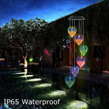 将图片加载到图库查看器，Waterproof Solar Wind Chime Light
