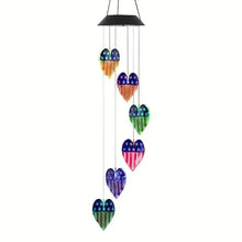 将图片加载到图库查看器，Waterproof Solar Wind Chime Light
