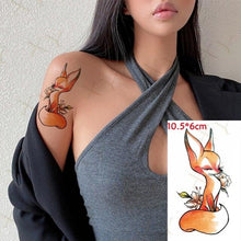 将图片加载到图库查看器，Waterproof Temporary Tattoo Lavender Stickers Butterfly Flower Luxury Small Tattoo For Body Arm
