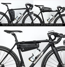 将图片加载到图库查看器，Waterproof Top Tube Bicycle Bag Hard Shell Bike Bag Stable Cycling Frame Bag Bike Accessories For Road Bike Bag Bike Top Tube Bag Bike Frame Bag Waterproof Stable Bicycle Frame Bag Bicycle Bag Professional Cycling Accessories
