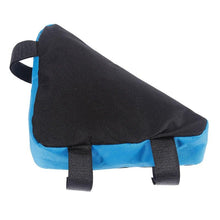 Load image into Gallery viewer, Waterproof Triangle Cycling Bicycle Bags Front Tube Frame Bag Mountain Bike Triangle Pouch Frame Holder Bag Bike Storage Frame Bag Bicycle Front Tube Triangle Water Resistant Cycling Pack Strap On Pouch Bike Accessories Tool Accessible Storage Bag
