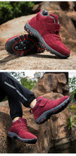 将图片加载到图库查看器，Waterproof Winter Mens Boots With Fur Warm Snow Mens Womens Boots Winter Work Casual Shoes High Top Winter Snow Boots Warm Fur Lined Winter Water-Resistan Ankle Booties
