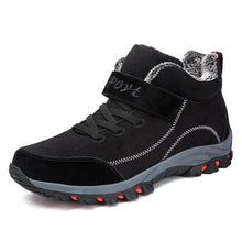 将图片加载到图库查看器，Waterproof Winter Mens Boots With Fur Warm Snow Mens Womens Boots Winter Work Casual Shoes High Top Winter Snow Boots Warm Fur Lined Winter Water-Resistan Ankle Booties
