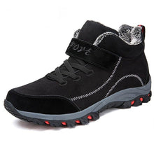 将图片加载到图库查看器，Waterproof Winter Mens Boots With Fur Warm Snow Mens Womens Boots Winter Work Casual Shoes High Top Winter Snow Boots Warm Fur Lined Winter Water-Resistan Ankle Booties
