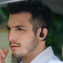 Load image into Gallery viewer, Waterproof Wireless Bluetooth Handsfree Earphone Single Headphone Elegant Black Design  Comfortable Long Wireless Range Headset Business Office Earbud With Microphone Waterproof Loud Voice Sport Earphones
