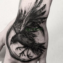 Load image into Gallery viewer, Waterproof Womens Temporary Sticker Tattoo Flower Rose Realistic Sketches For Arm Hand
