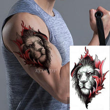 Load image into Gallery viewer, Waterproof Womens Temporary Sticker Tattoo Flower Rose Realistic Sketches For Arm Hand
