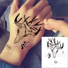 Load image into Gallery viewer, Waterproof Womens Temporary Sticker Tattoo Flower Rose Realistic Sketches For Arm Hand
