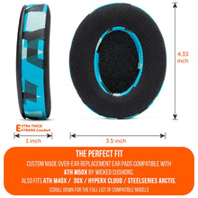 Load image into Gallery viewer, WC FreeZe - Hybrid Cooling Gel Infused Ear Pads for ATH M50X
