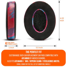 Load image into Gallery viewer, WC FreeZe - Hybrid Cooling Gel Infused Ear Pads for ATH M50X
