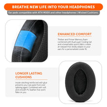 Load image into Gallery viewer, WC FreeZe - Hybrid Cooling Gel Infused Ear Pads for ATH M50X
