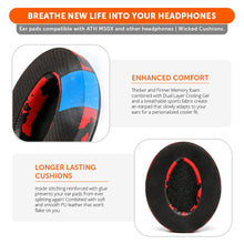 Load image into Gallery viewer, WC FreeZe - Hybrid Cooling Gel Infused Ear Pads for ATH M50X
