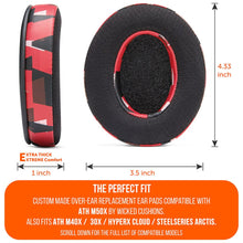 Load image into Gallery viewer, WC FreeZe - Hybrid Cooling Gel Infused Ear Pads for ATH M50X
