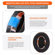 Load image into Gallery viewer, WC FreeZe - Hybrid Cooling Gel Infused Gaming Earpads
