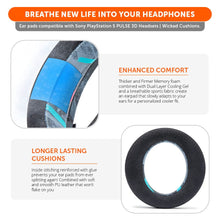Load image into Gallery viewer, WC FreeZe Pulse 3D - Cooling Gel Earpads For PS5 Pulse 3D Headset
