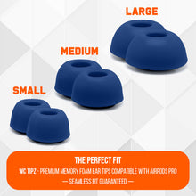 Load image into Gallery viewer, WC TipZ - Memory Foam Ear Tips for Airpods Pro &amp; Airpods Pro 2
