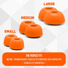 Load image into Gallery viewer, WC TipZ - Memory Foam Ear Tips for Airpods Pro &amp; Airpods Pro 2
