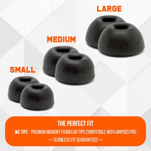 Load image into Gallery viewer, WC TipZ - Memory Foam Ear Tips for Airpods Pro &amp; Airpods Pro 2
