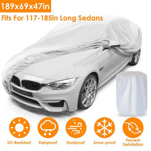 Load image into Gallery viewer, Weather UV Outdoor Full Cover For Sedans Up To 185"
