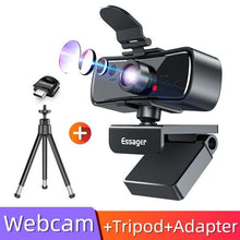 Load image into Gallery viewer, Webcam 2K Full HD Web Camera For PC Computer Laptop USB Web Cam With Microphone Autofocus WebCamera Conferencing and Video Calling
