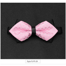 将图片加载到图库查看器，Wedding Men Butterfly Bowtie Formal Bow Ties Beautiful Printed Men Luxury Adjustable Business Bowties
