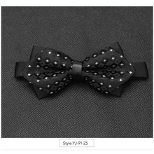 将图片加载到图库查看器，Wedding Men Butterfly Bowtie Formal Bow Ties Beautiful Printed Men Luxury Adjustable Business Bowties
