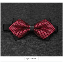 将图片加载到图库查看器，Wedding Men Butterfly Bowtie Formal Bow Ties Beautiful Printed Men Luxury Adjustable Business Bowties
