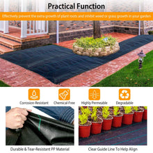 Load image into Gallery viewer, Weed Barrier Landscape Gardening Mat Fabric Woven
