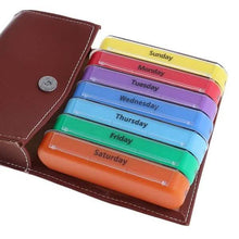 将图片加载到图库查看器，Weekly Pill Organizer Dispenser Box
