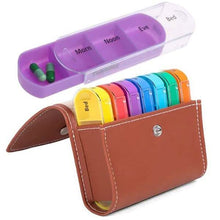 将图片加载到图库查看器，Weekly Pill Organizer Dispenser Box
