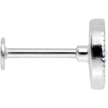 Load image into Gallery viewer, Auora Gem Crescent Moon Cartilage Tragus Earring
