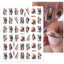 Load image into Gallery viewer, White Embossed Flower Lace 5D Sticker Decal Wedding Nail Art Designs Floral Flower Transfer Decal  Geometry  3D Wave Design Decoration for Women Girls Tape Nail Art Stickers Decal Decoration Geometry Transfer Decals Nail Art Decorations Decoration Decal
