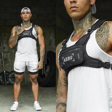 将图片加载到图库查看器，White Fashion Men Lightweight Chest Bag Running Pack For Workouts Running Phone Holder With Extra Storage Minimalist Design
