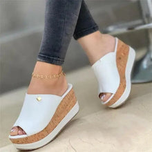 Load image into Gallery viewer, White Fashion Women Summer Peep Toe Sandals Luxury Elegant High Heels Stylish Design
