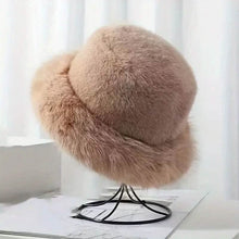 将图片加载到图库查看器，Wide Brim Fluffy Bucket Hat
