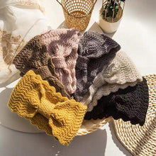 Load image into Gallery viewer, Wide Knitted Headband Bows Knotted Winter Women Turban Hair Accessories For Girls Lady Soft Knitting Winter Headbands Gorgeous Hair Accessories For Women
