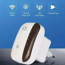 Load image into Gallery viewer, WiFi Long Range Amplifier Extender Signal Booster Wireless Internet Repeater with Ethernet Port
