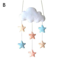 Load image into Gallery viewer, Wind Chimes Handmade Cloud Felt Love Pendant Baby Children Cloud Bed Bell Mobile Crib Jewelry Creative Pendant  Bedroom Loving Ceiling Hanging Heart Decor Girls Wind Chime Nursery Decoration

