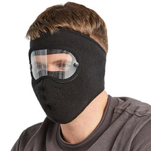 Load image into Gallery viewer, Windproof Anti Dust Face Mask Cycling Ski Breathable Masks Fleece Face Shield Hood Caps with HD Goggles Cycling Cap Balaclava  Skating Hat Motorbike Biker Racing Breather Mask Tactical Airsoft Cap Scarf Mask Ski Hat Spring Summer For Men Women
