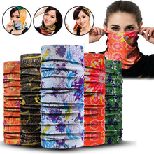 Load image into Gallery viewer, Windproof Head Scarves Neck Warmer Cycling Camping Hiking Men Women Fashion Magic Scarves Turban Outdoor Headband Bandanas Washable Cloth Bandanas Women Men Neck Gaiter Cover Turban Multipurpose Balaclava Elastic UV Face Shields for Women
