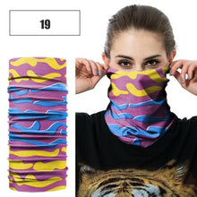 Load image into Gallery viewer, Windproof Head Scarves Neck Warmer Cycling Camping Hiking Men Women Fashion Magic Scarves Turban Outdoor Headband Bandanas Washable Cloth Bandanas Women Men Neck Gaiter Cover Turban Multipurpose Balaclava Elastic UV Face Shields for Women
