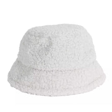 Load image into Gallery viewer, Winter Bucket Hat Women Warm Hats Vintage Faux Fur Fisherman Cap
